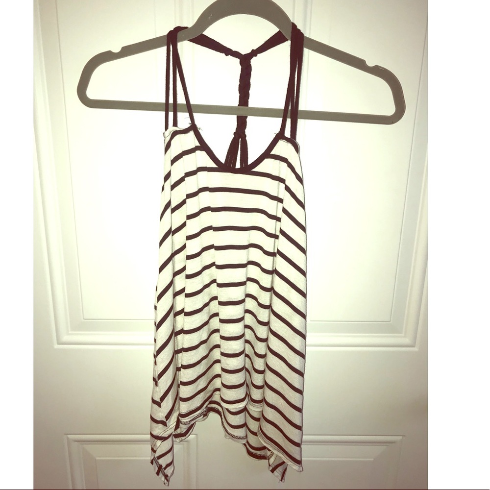 Flowy striped tank!
